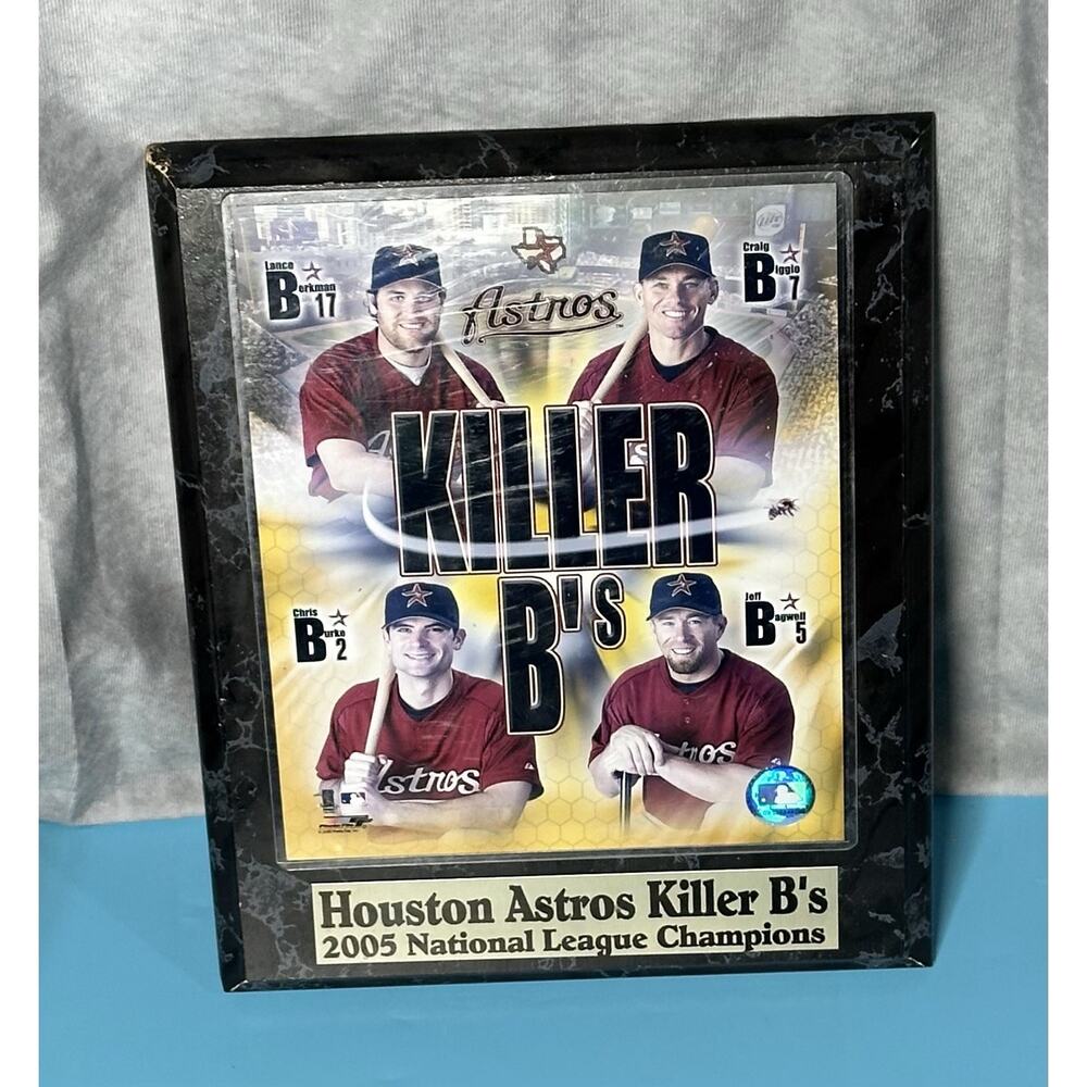 Houston Astros Killer Bee's 2005 National League Champions Plaque
